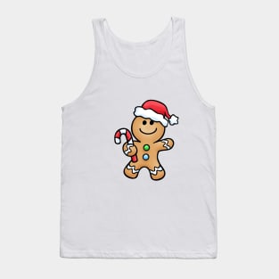 Gingerbread Christmas Cookie Tank Top